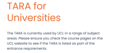关注 | UCL新增笔试TARA出模考例题了！要申计算机科学/管理学/社科等UCL热门专业的看过来！