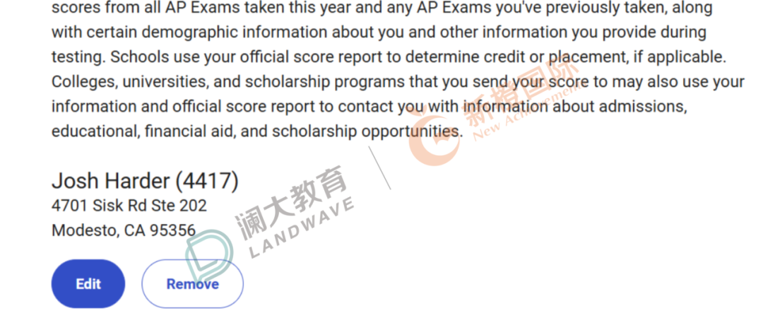 AP大考【免费分数寄送报告服务】完整操作流程，全年级适用