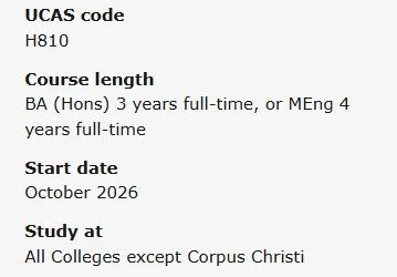 2025年剑桥大学30个本科专业申请要求有多高，录取者平均成绩与科目选择究竟如何？