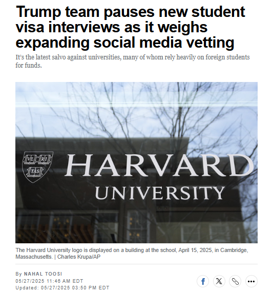 美国暂停留学生签证面谈？别被虚假信息带偏了！