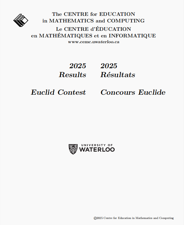 2025年欧几里得竞赛考情分析！附赛后国际数学竞赛规划
