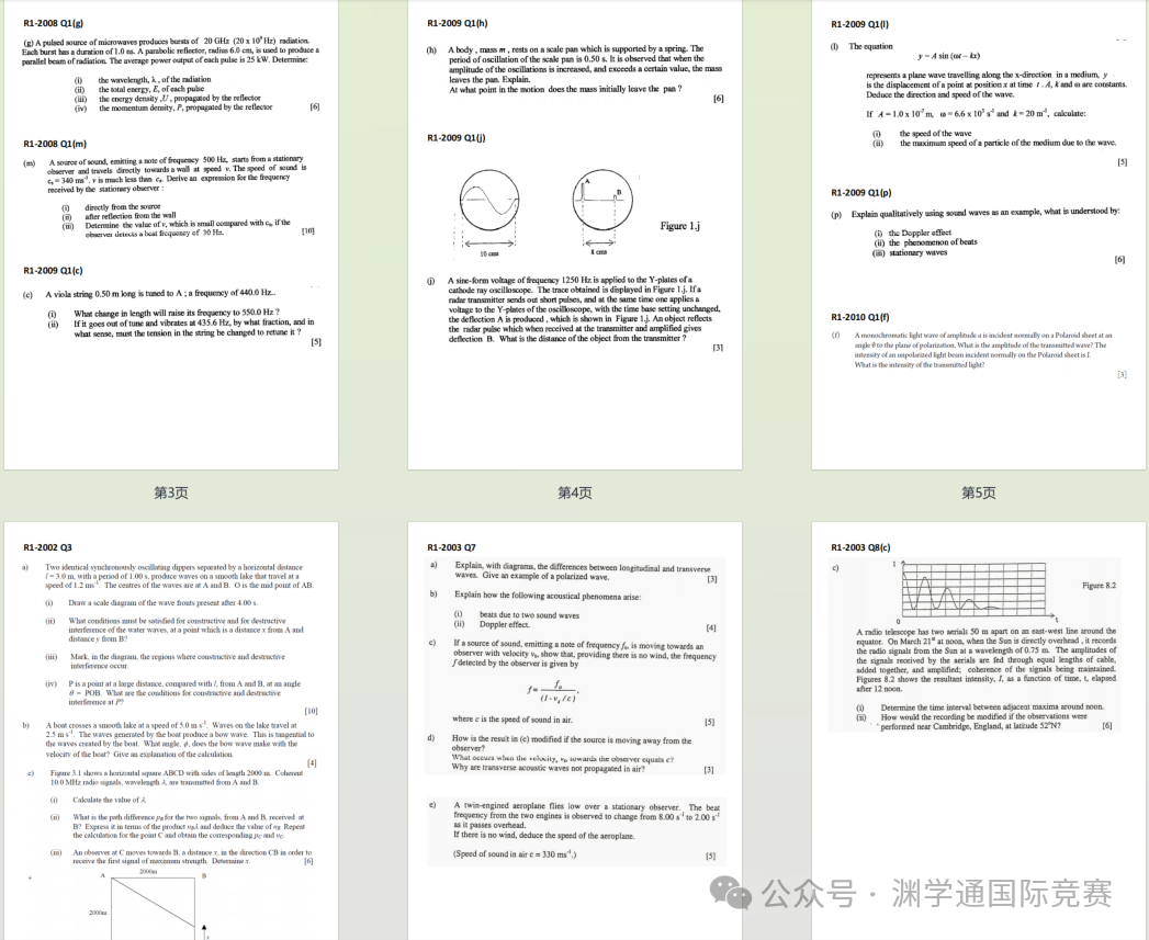 BPhO物理奥赛11月开考！3大备考学习资料包：历年真题+分类题库+大纲笔记！速来领取！