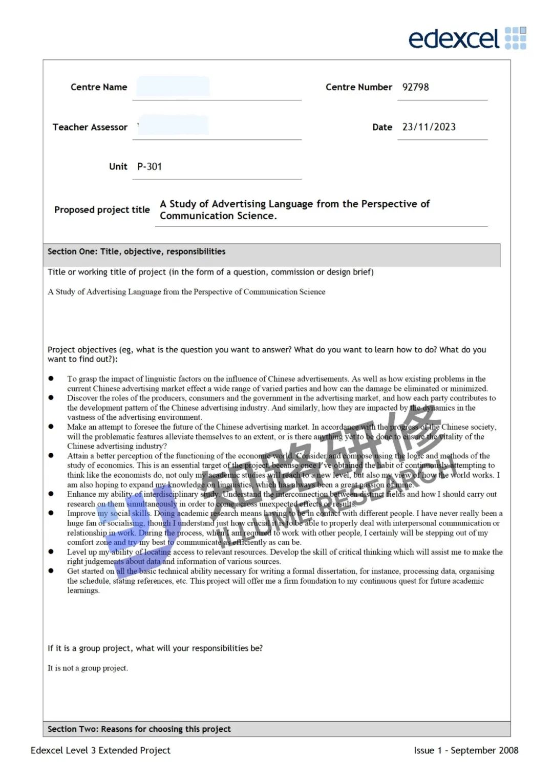 传播学EPQ案例：“我很庆幸提前学习了EPQ”