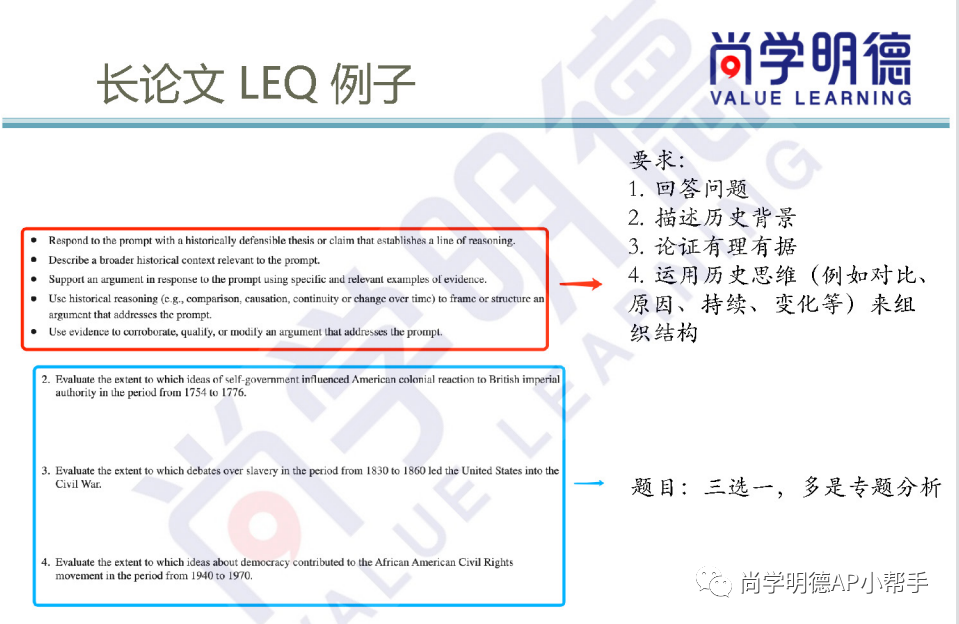 2025AP美国历史冲刺必备｜考试题型与考试内容详解