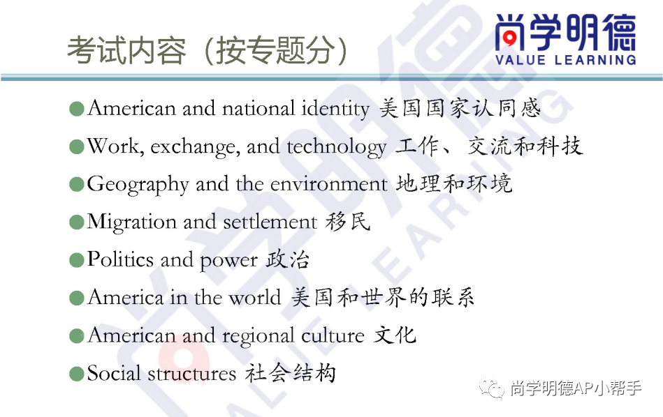 2025AP美国历史冲刺必备｜考试题型与考试内容详解