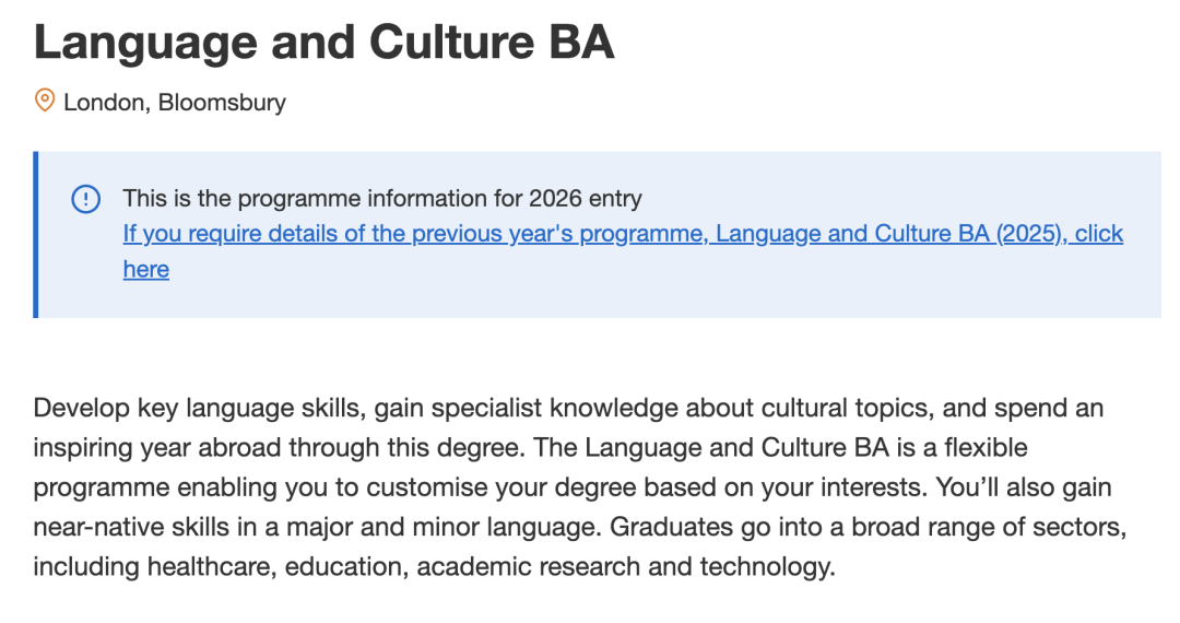 走进UCL Language and Culture BA项目 | 探索语言与文化的世界