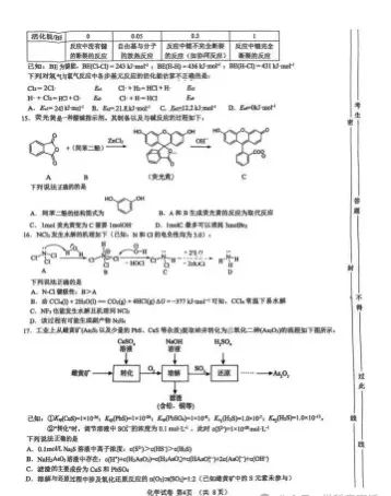 2025第39届中国化学奥林匹克（江苏赛区）初赛试题分享