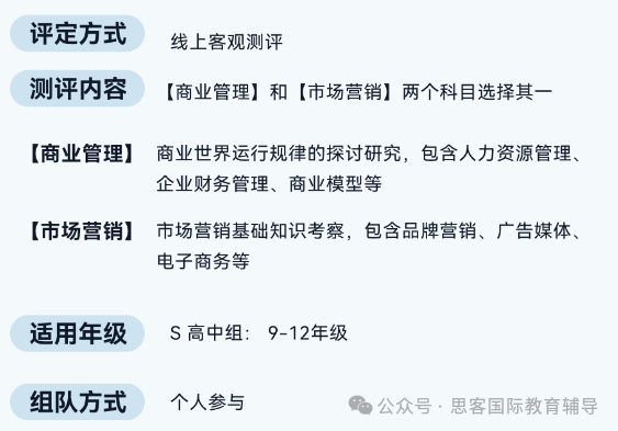 CBPA商赛详细介绍！一文读懂CBPA商赛含金量！