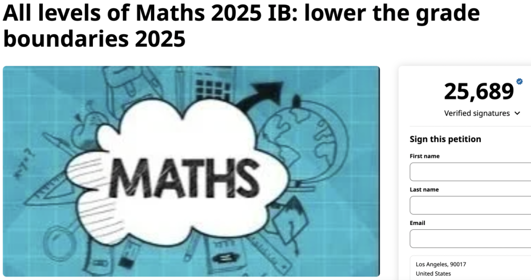 超2.5万人！IB数学“地狱难度”引发史上最大规模请愿 分数线会降吗？