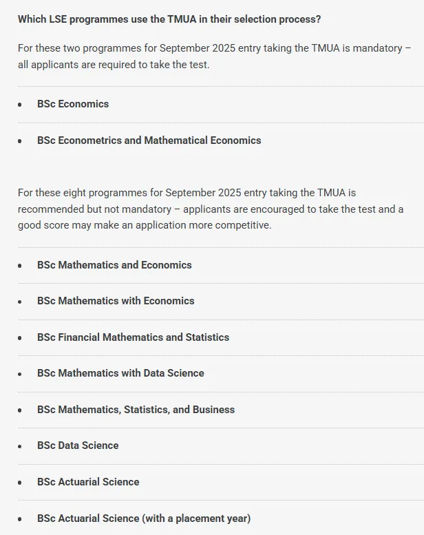 UCL/牛津/LSE笔试大改，TMUA成G5新宠？