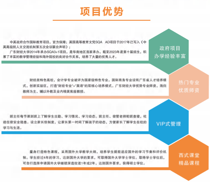2025广东财经大学国际学院SQA-AD(3+1)国际本科招生简章