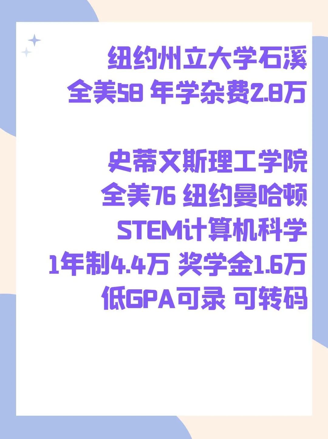 汇总美国留学硕士给奖学金学费10多万元人民币