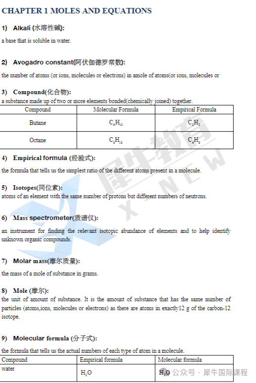 IGCSE化学对比高考化学难度如何？附暑期IGCSE先修班培训