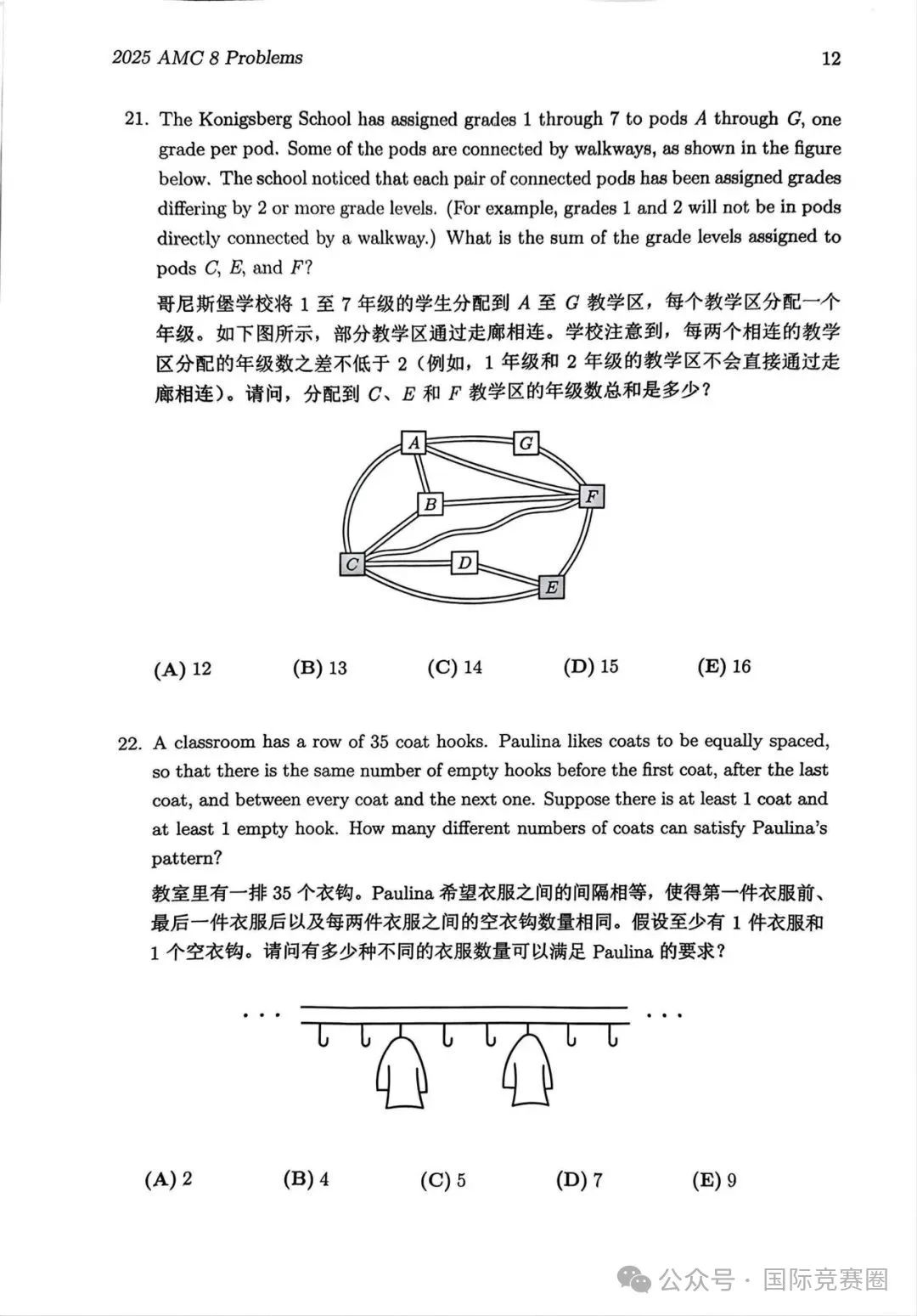 AMC8适合几年级学生? AMC8拿奖需要多少分？