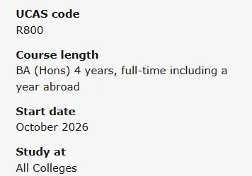 2025年剑桥大学30个本科专业申请要求有多高，录取者平均成绩与科目选择究竟如何？