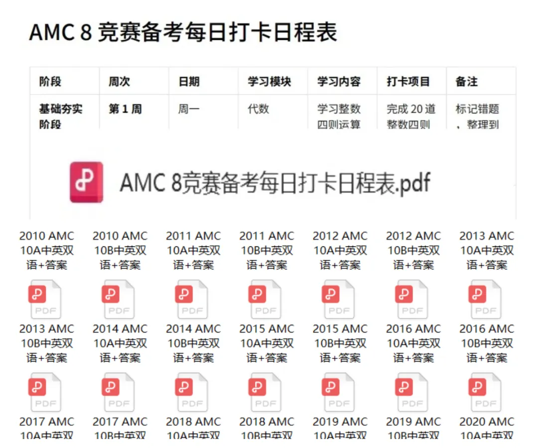 2025暑假AMC8逆袭倒计时：40天零基础速成攻略！AMC8零基础→高分通关计划！附AMC8历年真题！