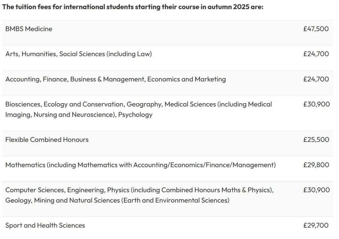 高考直通英国！26所名校录取要求+学费汇总，升学开辟新路径！