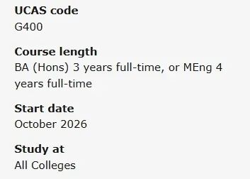 2025年剑桥大学30个本科专业申请要求有多高，录取者平均成绩与科目选择究竟如何？
