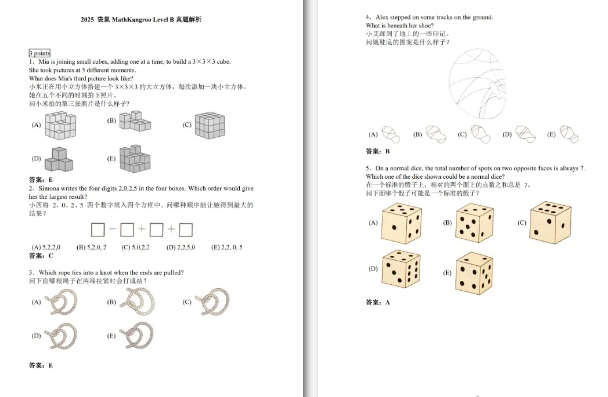 袋鼠数学竞赛备考必看！2025袋鼠真题考点深度分析 + 历年真题免费领
