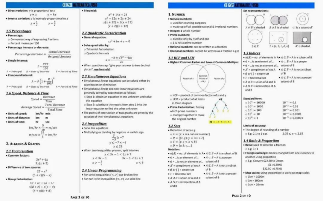 IGCSE新生必看！IG数学0580和0606有什么区别？机构IG数学先修班这个暑假带你上分！