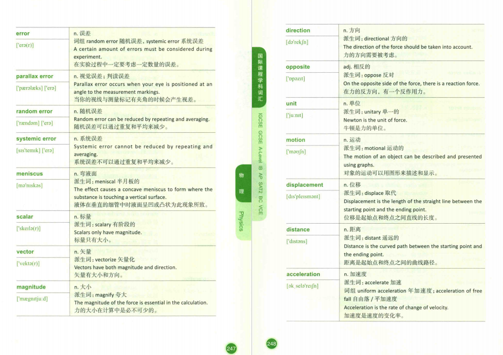 IG物理考试形式及考察内容一文搞懂~附IG物理核心词汇表