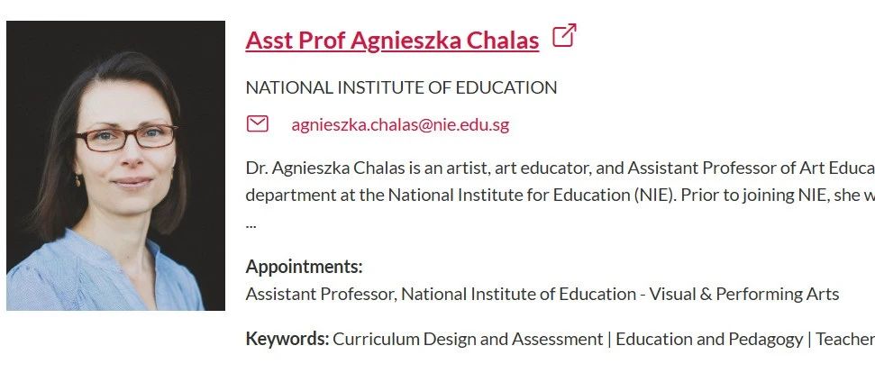 新加坡南洋理工大学全奖博士项目（Prof. Agnieszka Chalas）