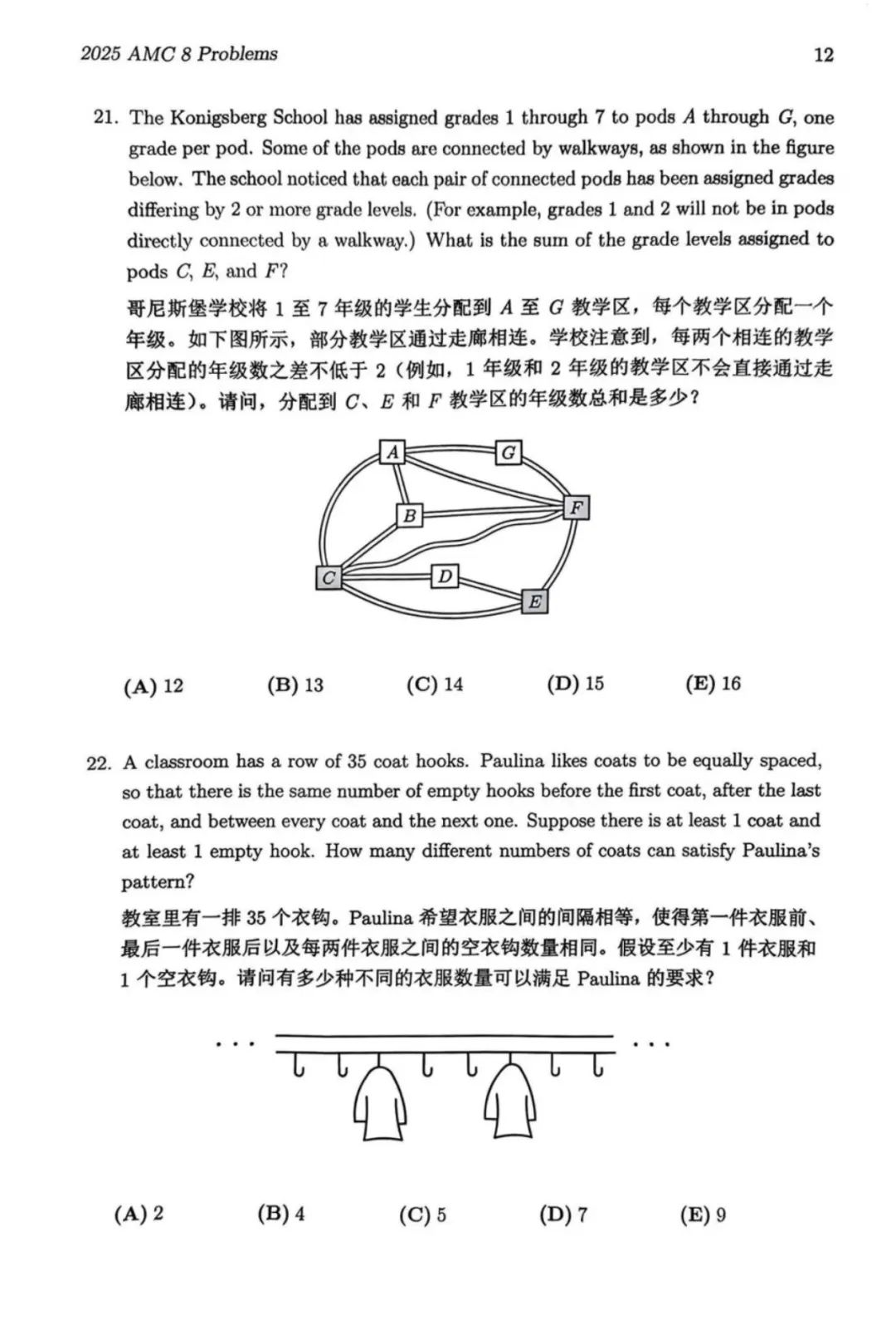 【考情分析】2025年AMC8数学竞赛考察了什么内容？近年真题设置都有哪些变化？