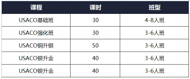 USACO竞赛培训课程火热报名中！