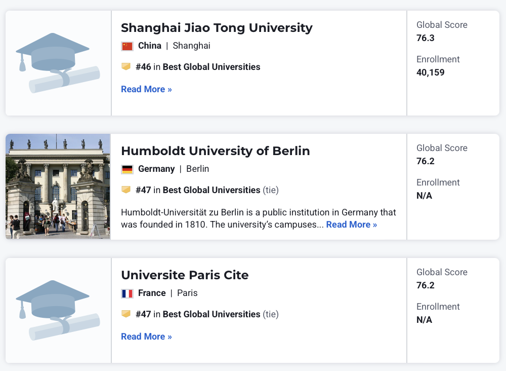 重磅！U.S. News2026世界大学排名发布！UCL英国第三！清华再创新高！