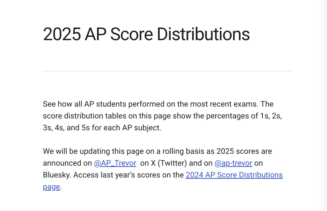 【2025 AP】全球成绩深度解析！5分率趋势、科目难点与备考全攻略