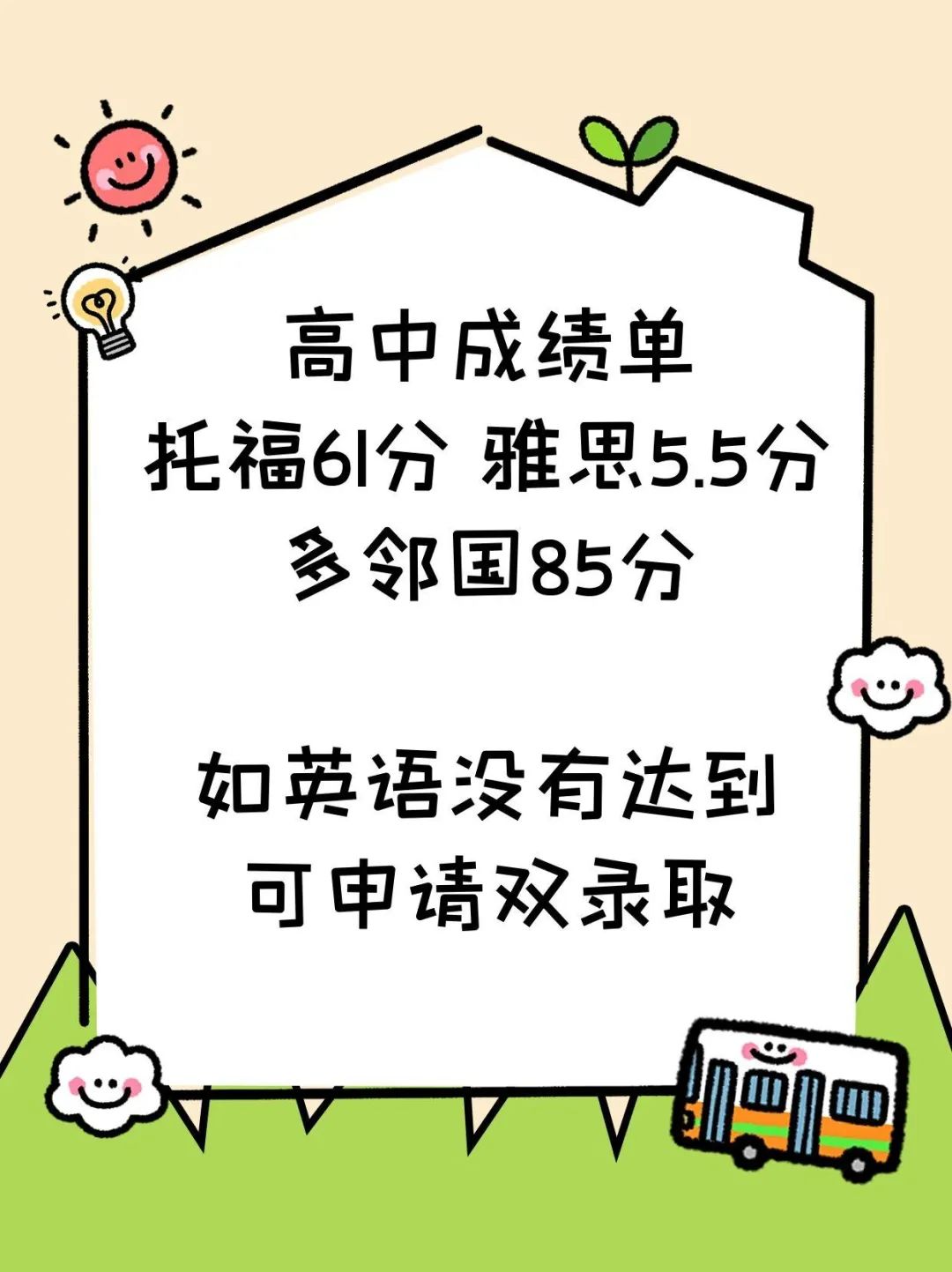雅思不到5.5分留学美国大学本科