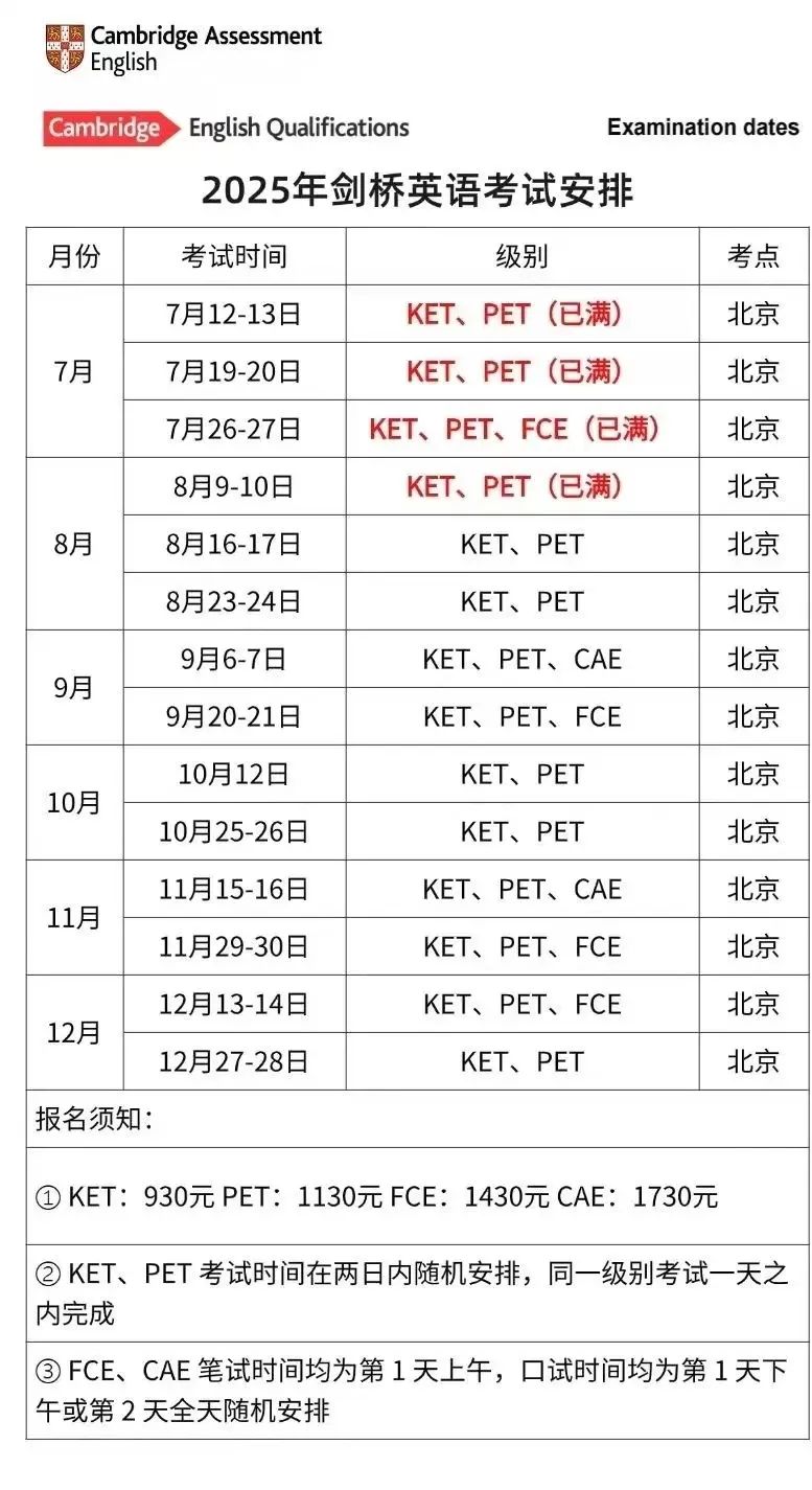 海淀牛娃1-6年级如何规划备考KET/PET？附KET/PET暑假班课程安排！