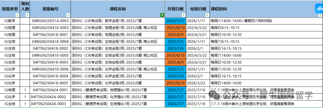 深圳国际生注意！IGCSE全科辅导开放报名~南山/福田校区任选