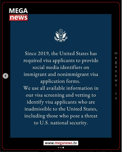 Mega News公布美国签证新红线：社媒账号必须全公开！政策解读+应对策略，留学生速查