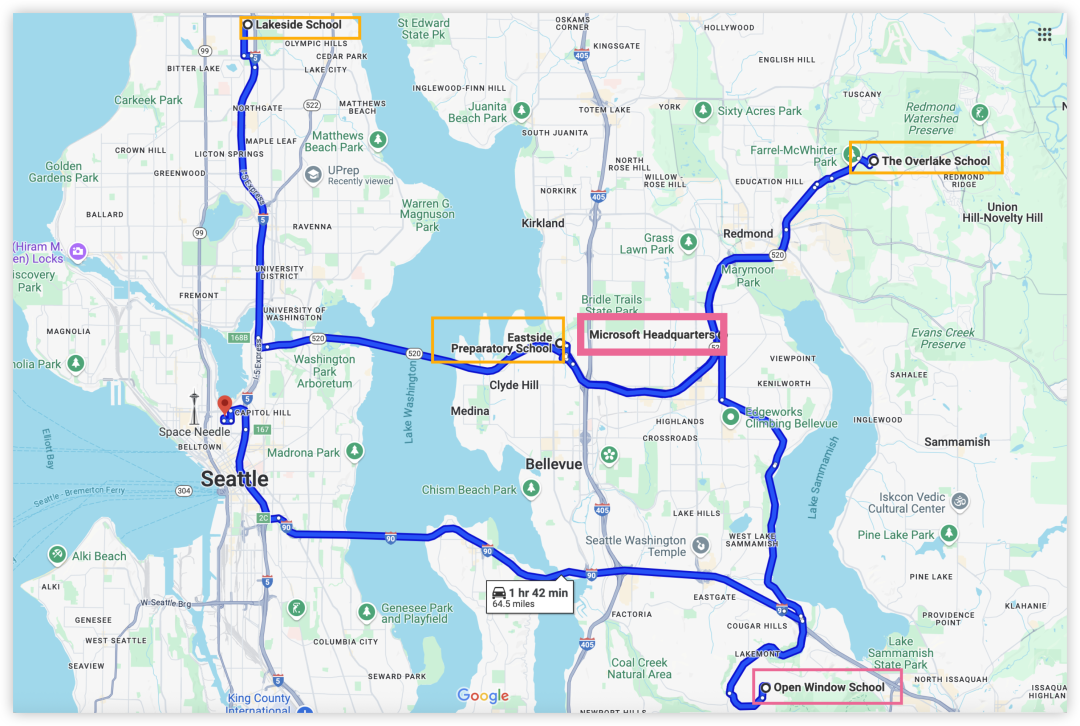 西雅图三大顶级私校（Lakeside、Overlake、Eastside）与生源校Open Window全面对比