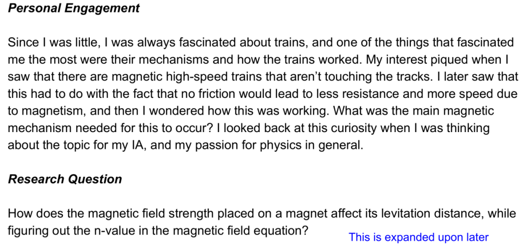 Physics IA 文章深度分析