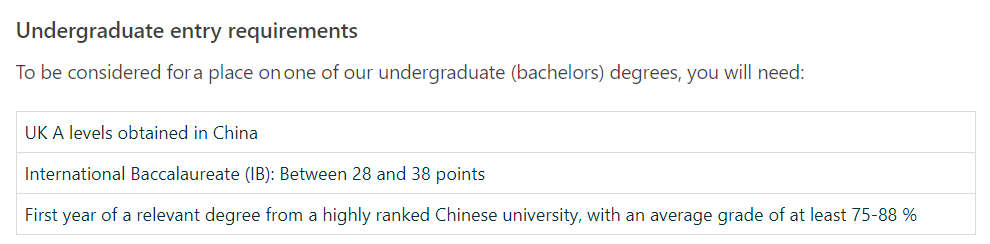 用高考成绩申请英国大学需要多少分？ 盘点接受高考成绩的英国大学（付开放日）