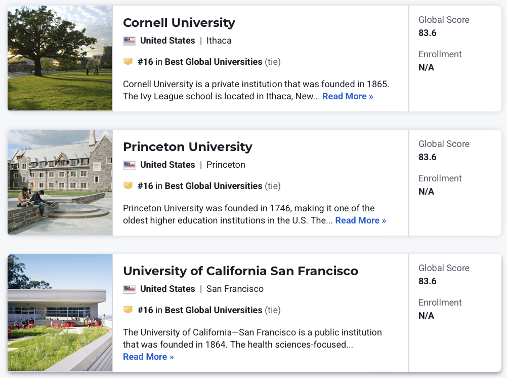 重磅！U.S. News2026世界大学排名发布！UCL英国第三！清华再创新高！