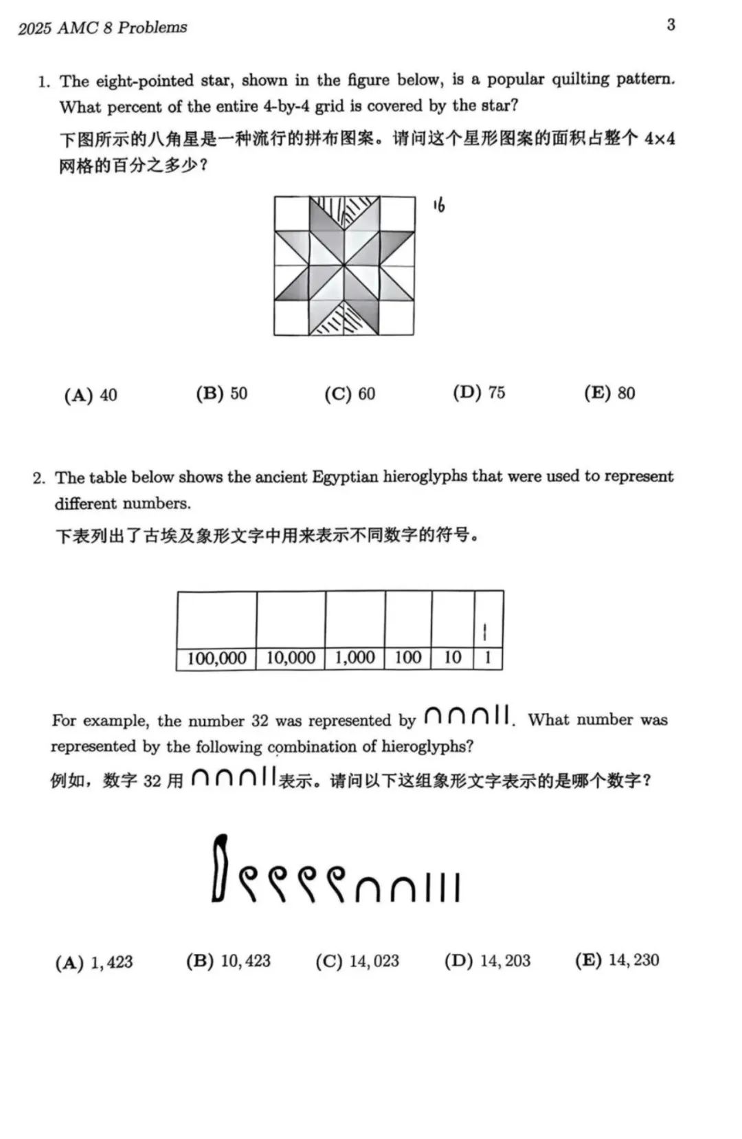 2025年AMC8数学竞赛考察了什么内容？近年真题设置都有哪些变化？