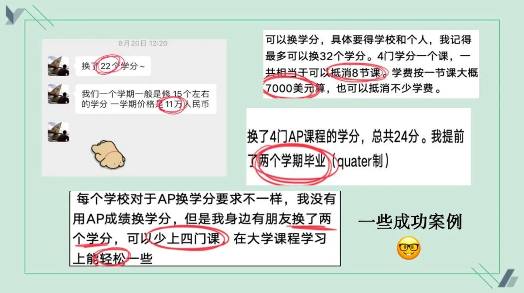 树德国际部AP、IB的学长老师们说......