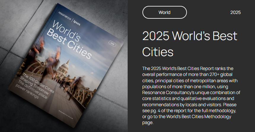 留学选哪里？2025全球最佳城市排名出炉！英国蝉联10年第一