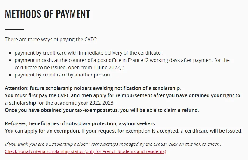2025留法必看！新学期CVEC费用上涨至105€，超全账号注册+缴费攻略！