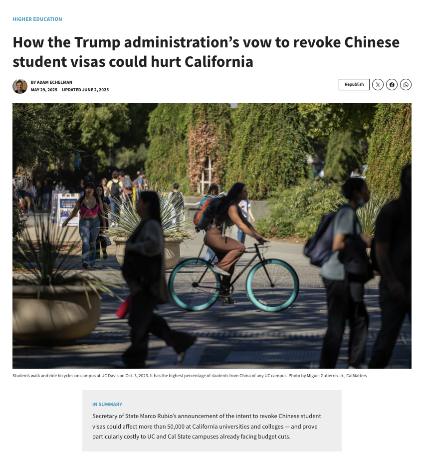 特朗普突然改口：“欢迎中国学生”？我们能信吗？