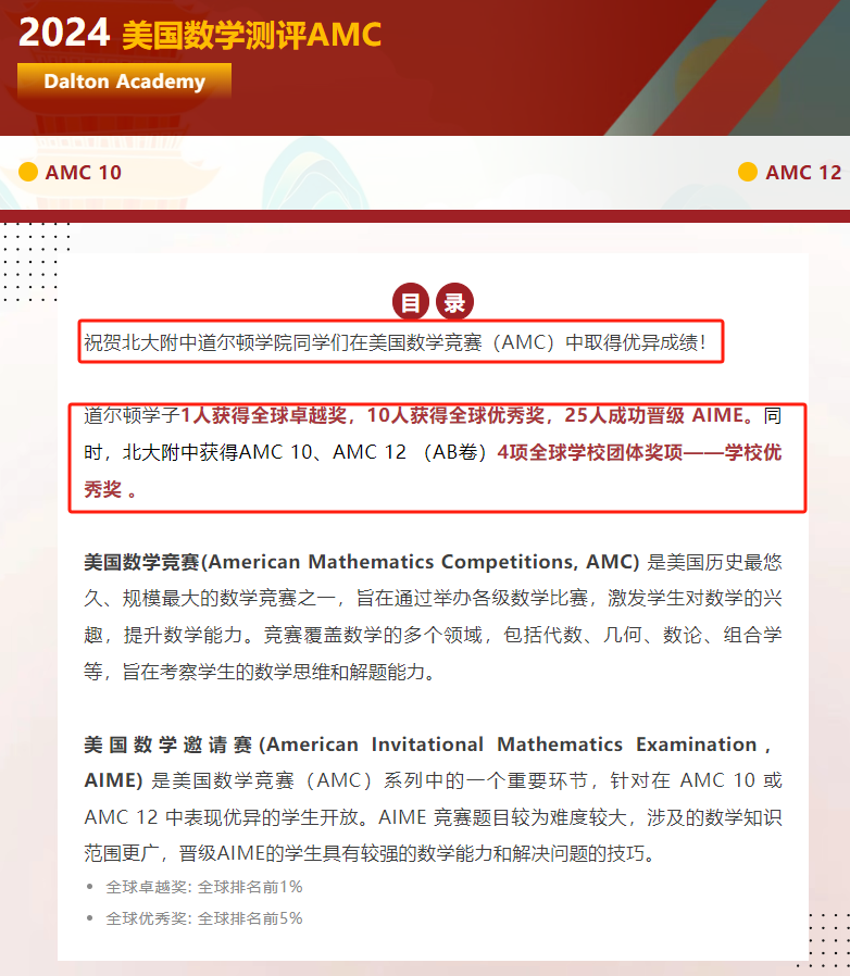 家长必看，北京这些国际学校竟把AMC10当入学硬指标！深入剖析AMC10竞赛难度！附北京AMC10线下课程