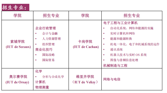 法国公立大学预科项目：巴黎萨克雷大学本科IUT预科DU FLE