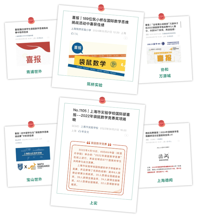 被上海家长吹爆的袋鼠数学竞赛闭眼冲就对了！