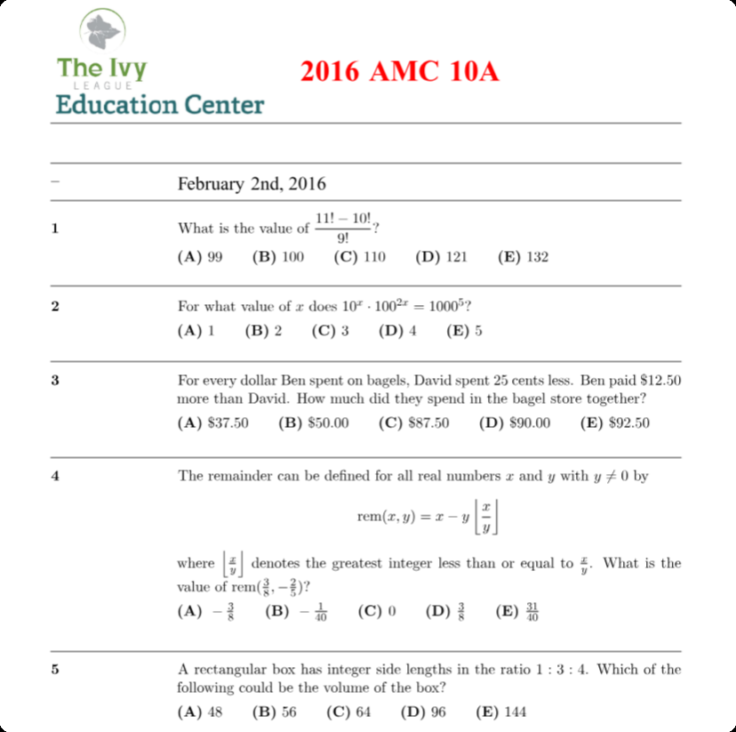 AMC10难度相当于国内几年级？为什么北上广家庭都在卷AMC10？
