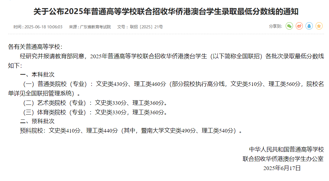 2025港澳台联考分数线暴涨！联考还香吗？附深圳开设联考课程学校清单