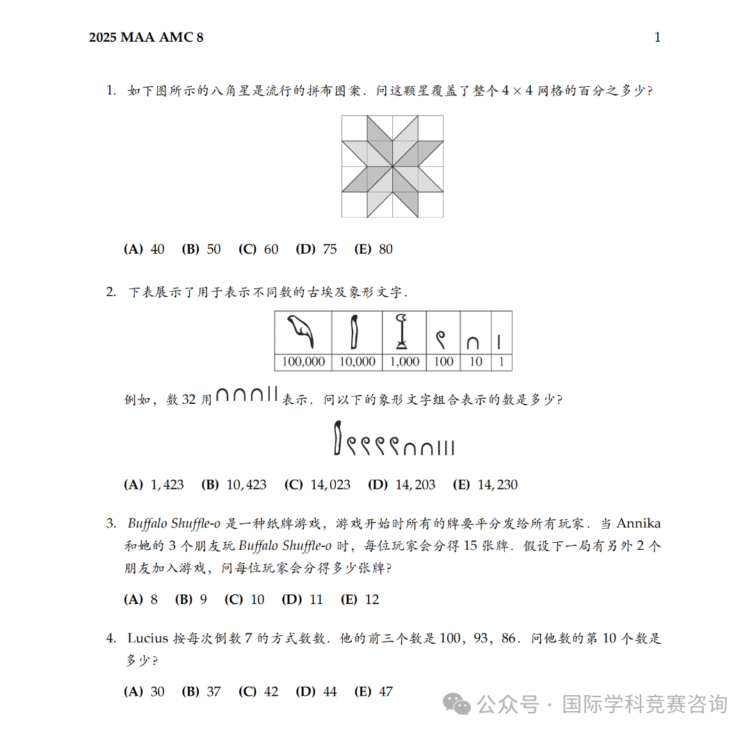 AMC8竞赛对小升初有用吗？AMC8从几年级学合适？附AMC8竞赛培训班