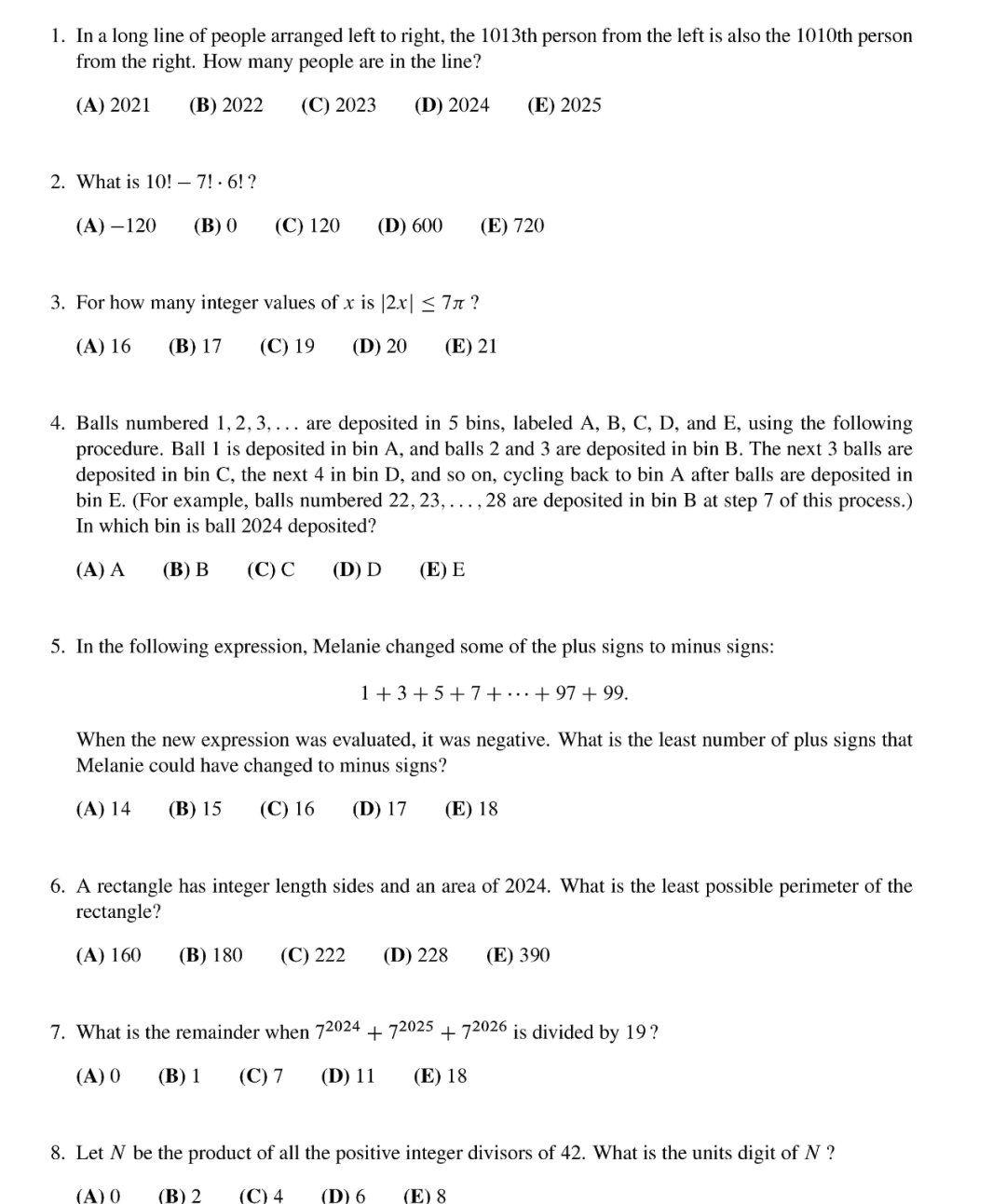AMC10数学竞赛备考必备：AMC10竞赛历年真题！附AMC10暑期课程辅导